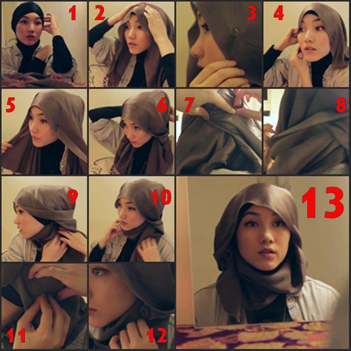 Hijab Style ala Hana Tajima