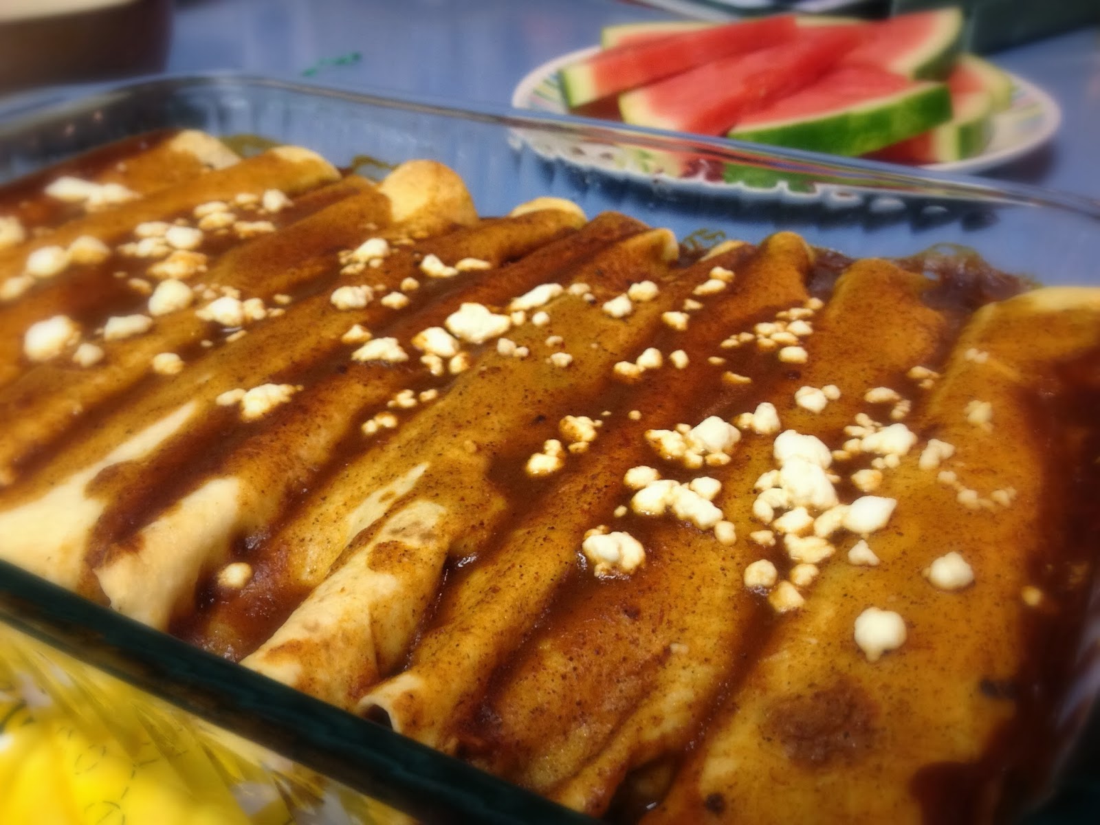 KitchenJoy Roasted Zucchini, Black Bean & Goat Cheese Enchiladas