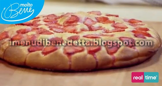 Focaccia alle Fragole di Benedetta Parodi