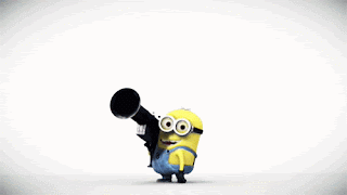 Animasi lucu gambar minions bergerak