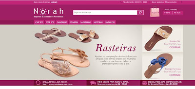 norah calçados site oficial
