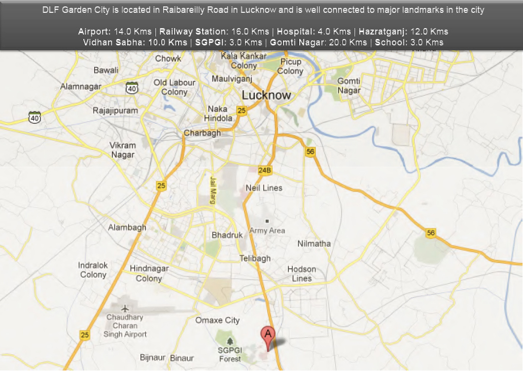 DLF Garden City Lucknow Garden City plots Lucknow a profitable venture