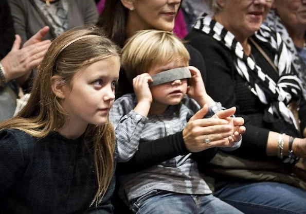 Crown Princess Mary of Denmark and her children, Prince Vincent, Princess Josephine and Princess Isabella