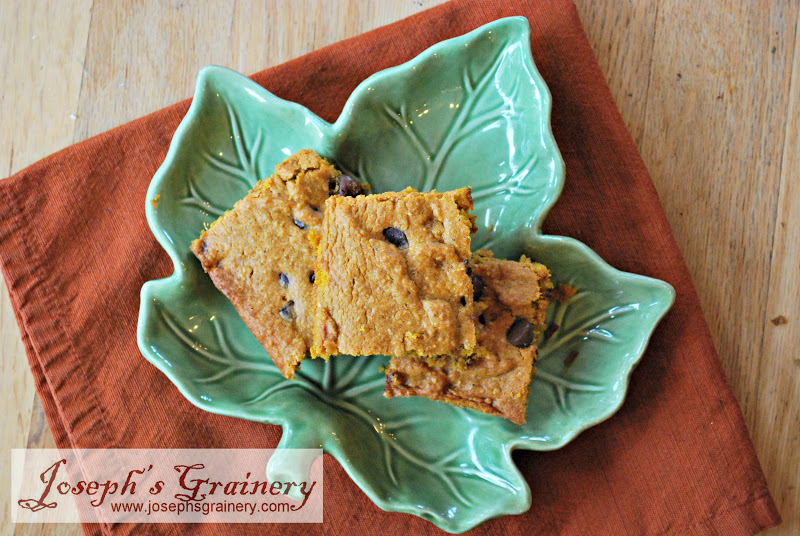 Joseph's Grainery Whole Wheat Pumpkin Chocolate Chip Bars