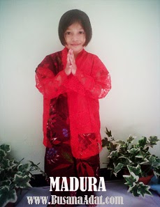 BAJU ADAT MADURA Anak Putri jual BAJU ADAT MADURA Anak Putri murah