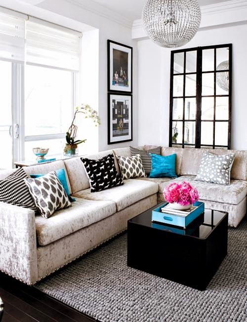 30 ideas de decoración de salas pequeñas modernas con fotos