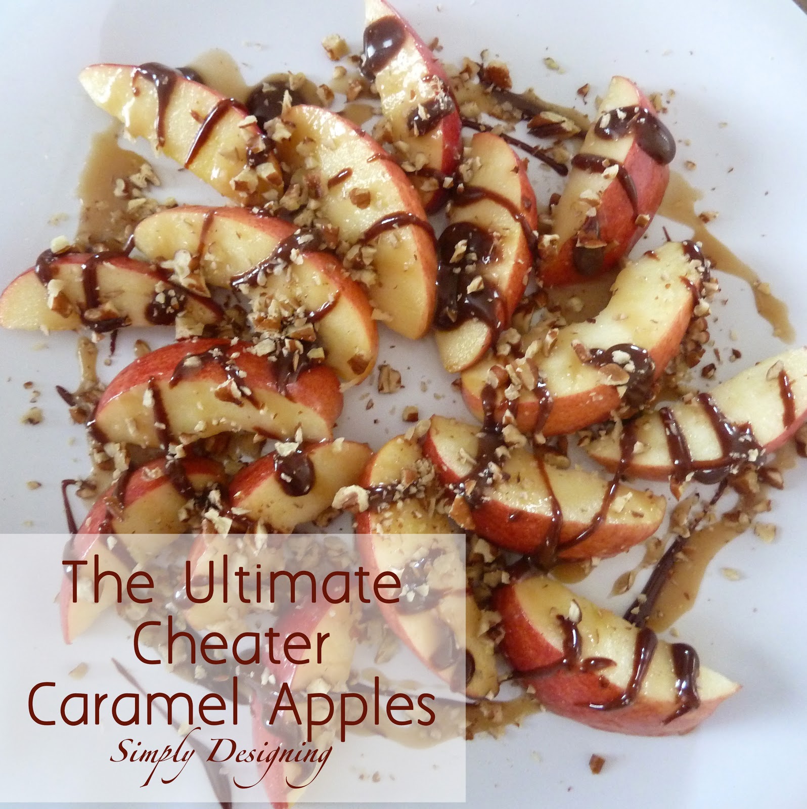 The Ultimate Cheater Caramel Apples