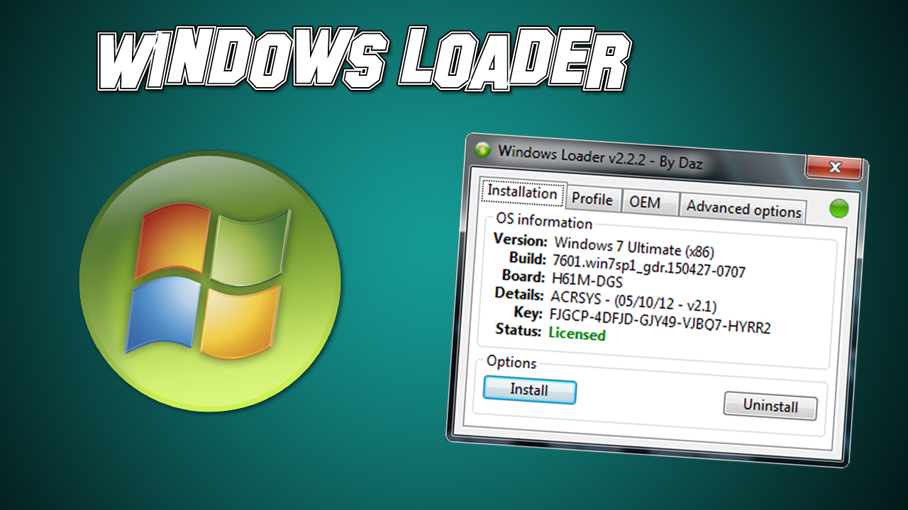 Windows 7 Loader by DAZ - Home Facebook