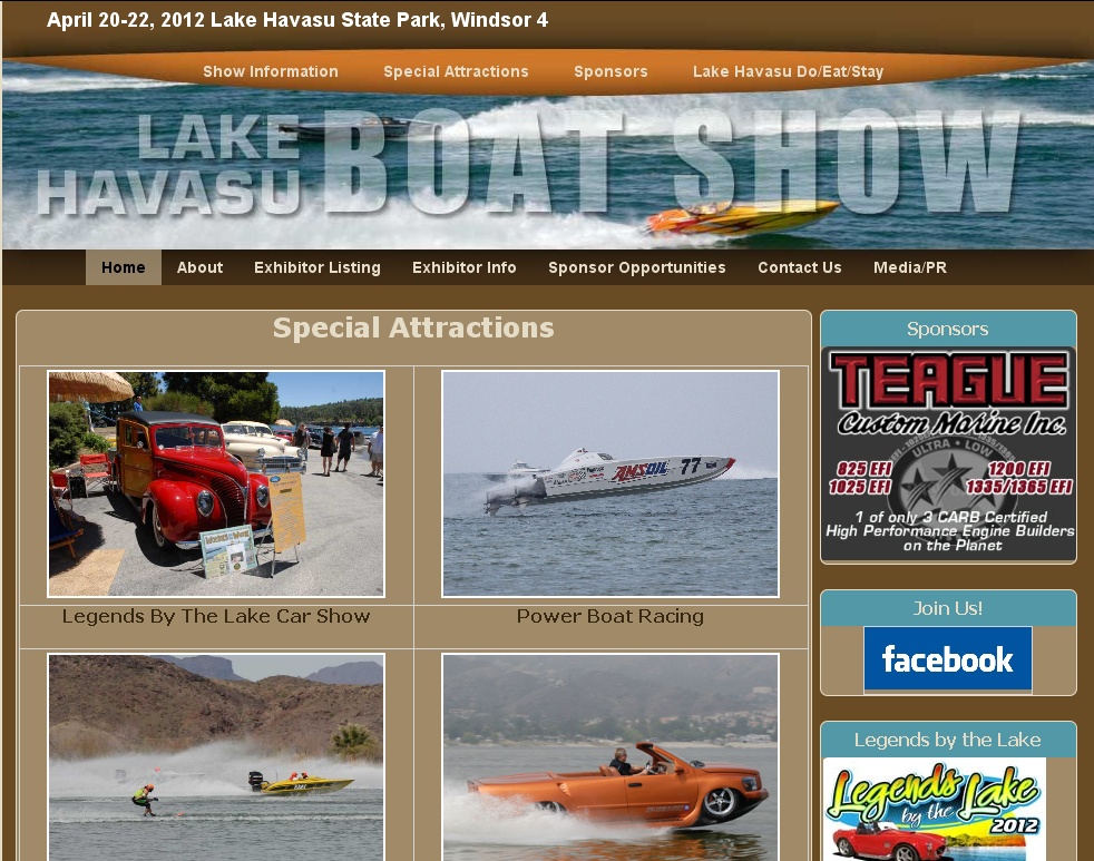 Lake Havasu 21st Boat Show followed by Desert Storm Poker Run Marine