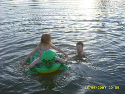 Onnea on uida järvessä