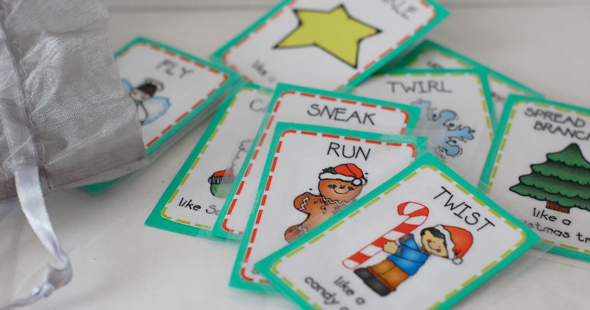 Favorites and Things Christmas Activity Game