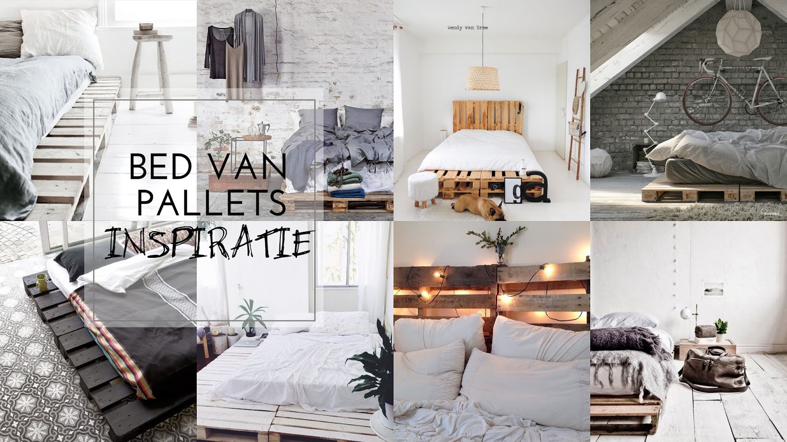 Bed van pallets inspiratie judith huls