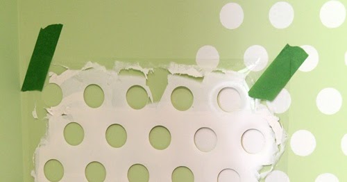 Polka Dot Stenciled Furniture