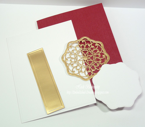 Embellished Dreams: Warm Wishes Christmas Card