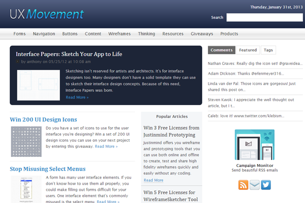 UX Movement UX Movement