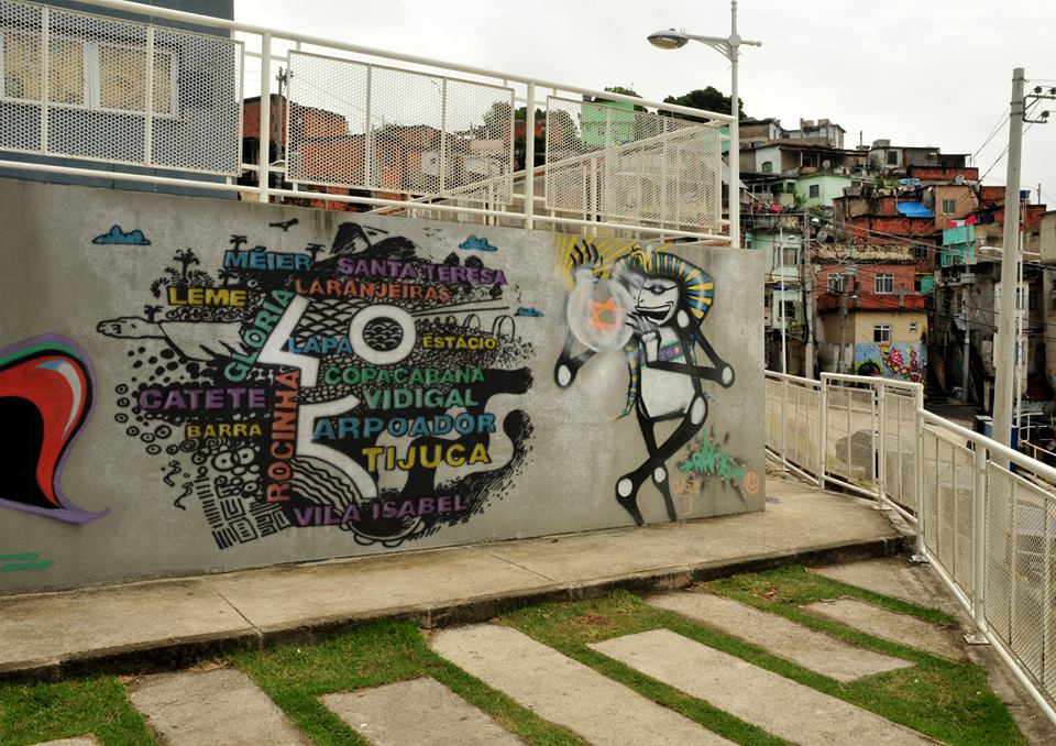Marca Rio 450 anos - arte de rua