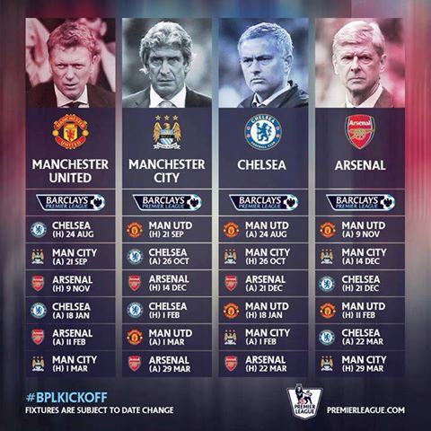 liga perdana inggeris 2013 / 2014,jadual epl 2013 waktu malaysia