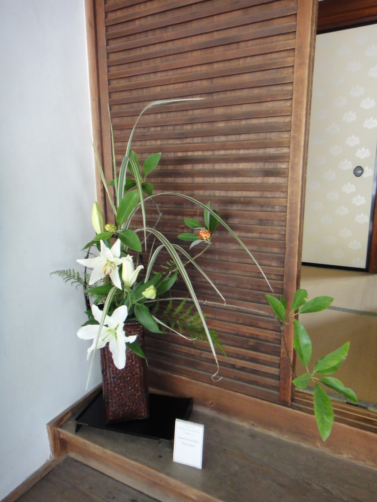 Flowers,Ikebana and I Shofuso Japanese House 1
