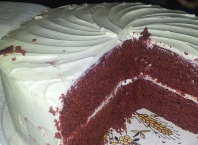 Red Velvet Cake con Crema al Mascarpone