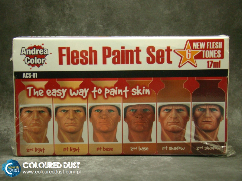 Flesh Paint Set (Andrea Color) Coloured Dust