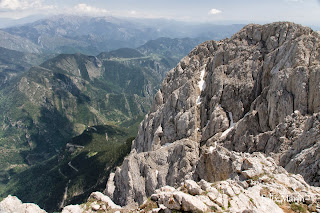 Cim Calderer y abajo el mirador y vall de Gresolet
