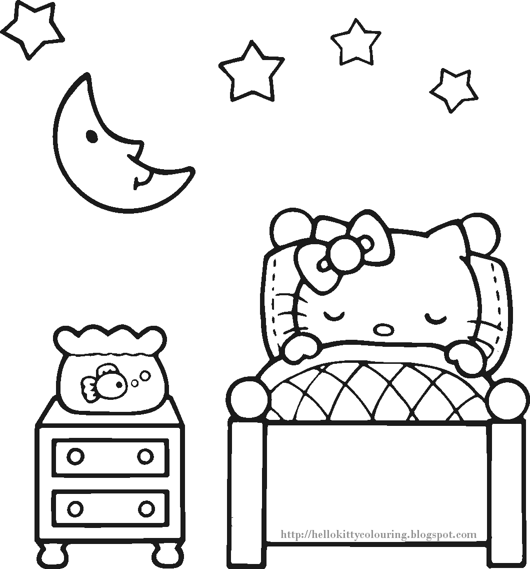 Bed Coloring Pages Bed Coloring Pages
