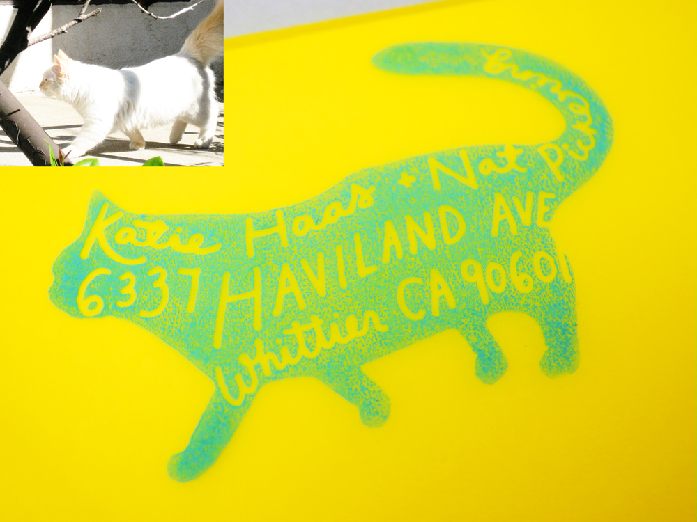 paper pastries New Product Pet Return Address Stamp