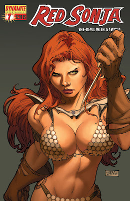 Red Sonja - She devil with a sword fantasy art female warrior