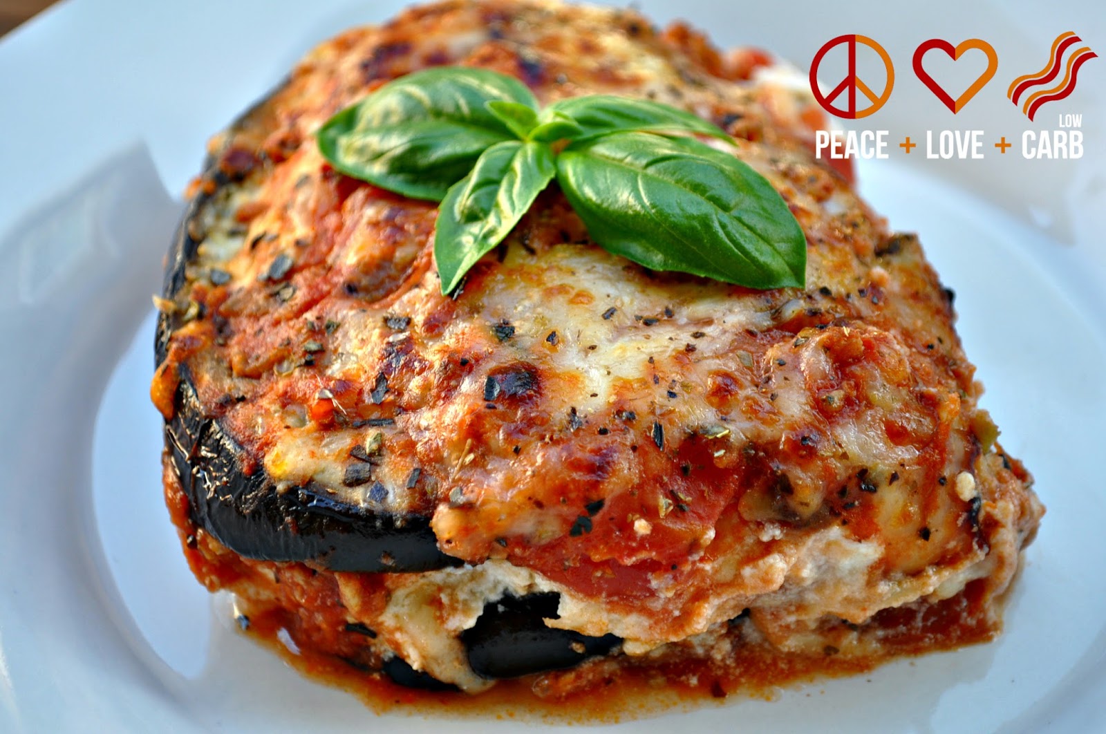 Eggplant Lasagna with Meat Sauce Low Carb Lasagna