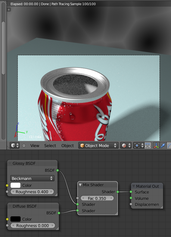 Digitized Life Blender Cycles 的金屬材質設定