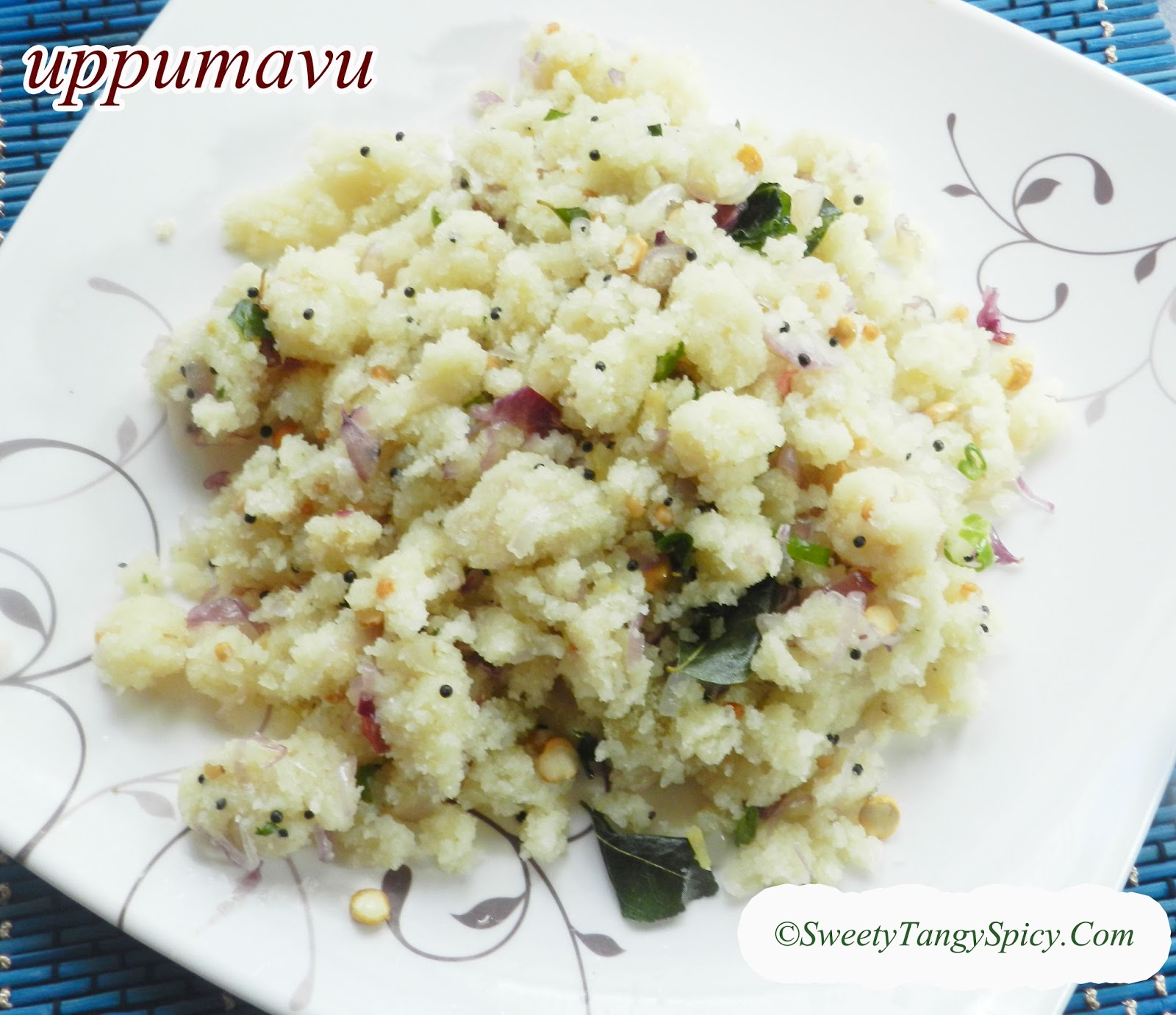 Sweety Tangy Spicy Uppumavu/Upma
