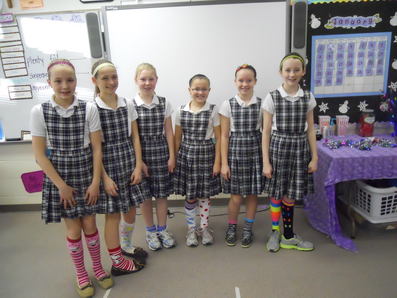 Mrs. Wilds' 5B Class Blog Crazy Sock Day