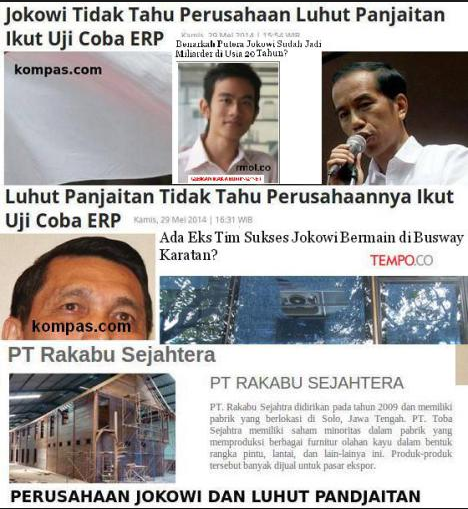 Gosip kerjasama Bisnis bersama Jokowi Gosip kerjasama Bisnis bersama Jokowi