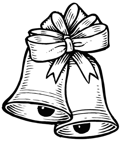 Christmas Bell Coloring Page