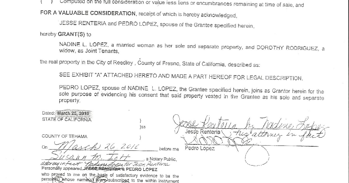 Estate Planning in California Grant Deed