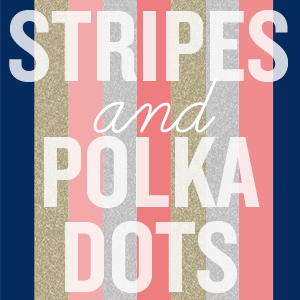 stripes polka dots