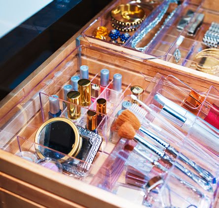 Celebrity Fashion Fame: kim kardashian makeup storage container