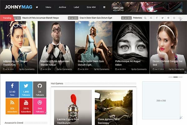 Johny Mag Responsive Responsive Blogger Template Johny Mag Responsive Blogger Template