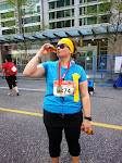 Finishing my first marathon...like a boss!