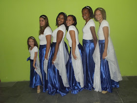 saia para grupo de coreografia