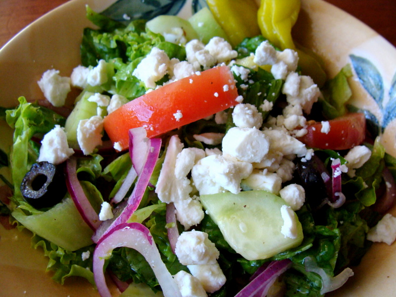 Oregano Overload Greek Salad Sugar Bananas!