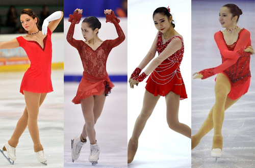 Roberta Rodeghiero, Satoko Miyahara, Da Bin Choi og Polina Tsurskaya