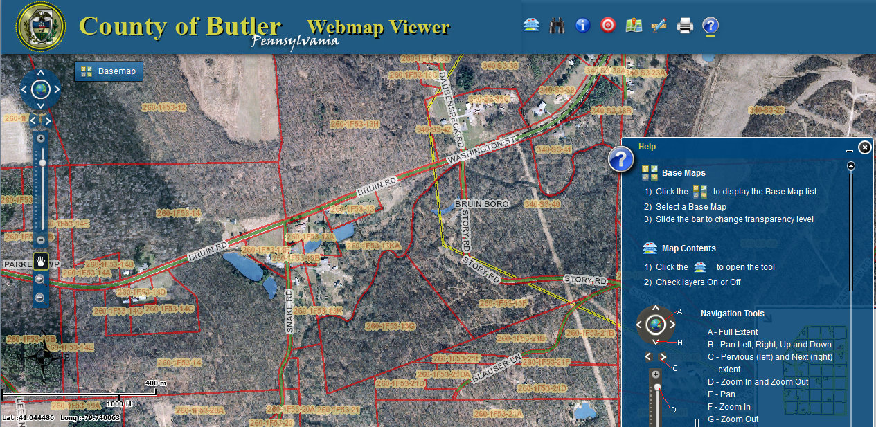 My Ancestors and Me Old Map, Current Map, Homestead