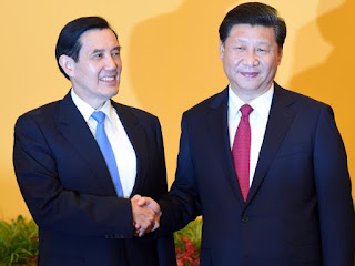 presiden china dan taiwan presiden china dan taiwan berjabat tangan