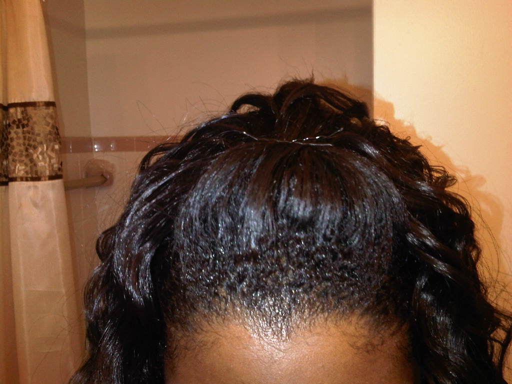 One inch of new growth. I'm trying to go until August. One inch of new growth. I'm trying to go until August.