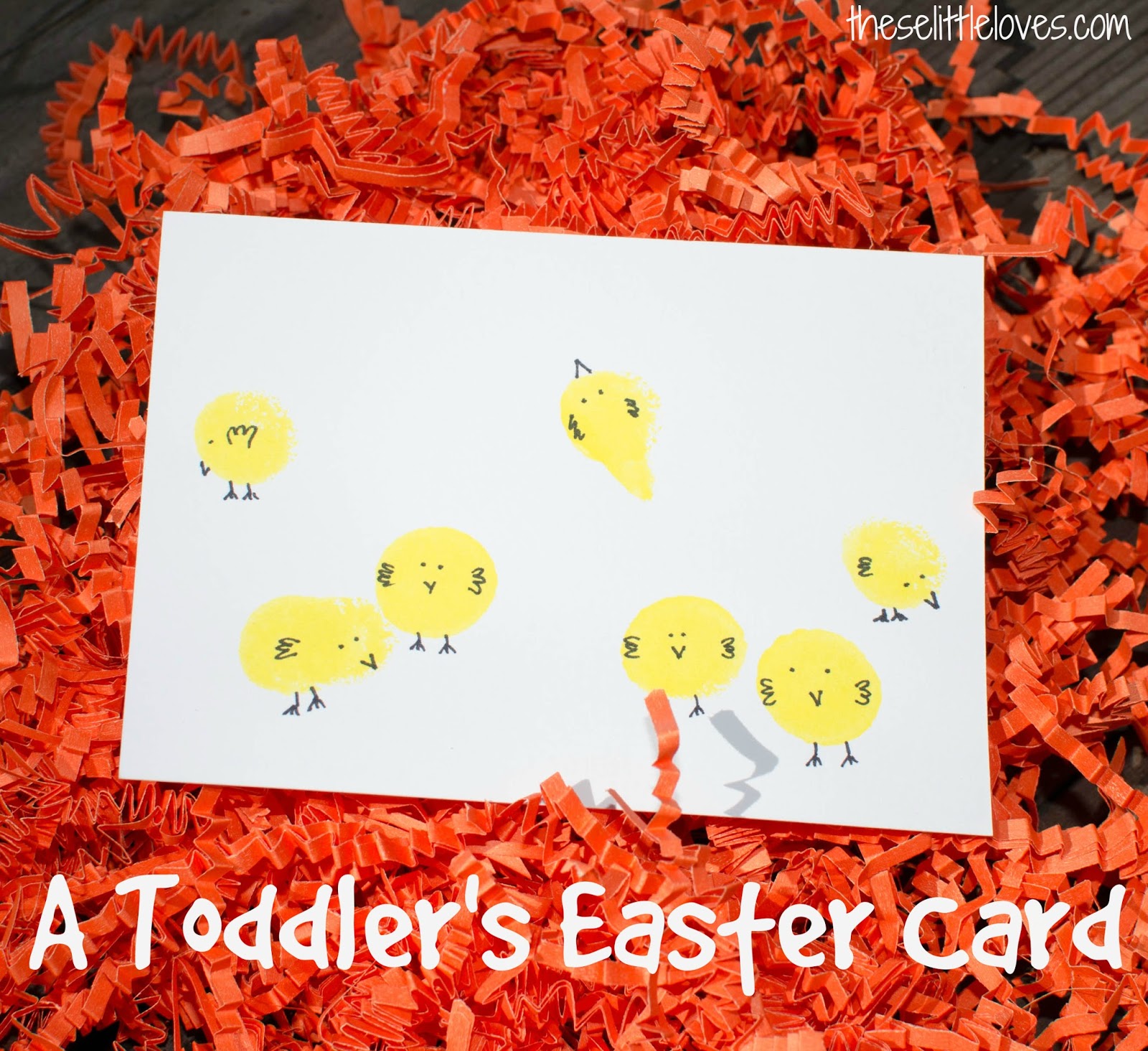 A Toddler's Easter Card