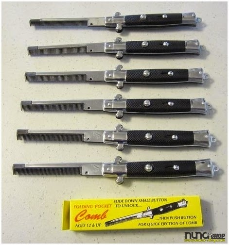 switchblade comb sisir lipat pomade switchblade comb sisir lipat pomade