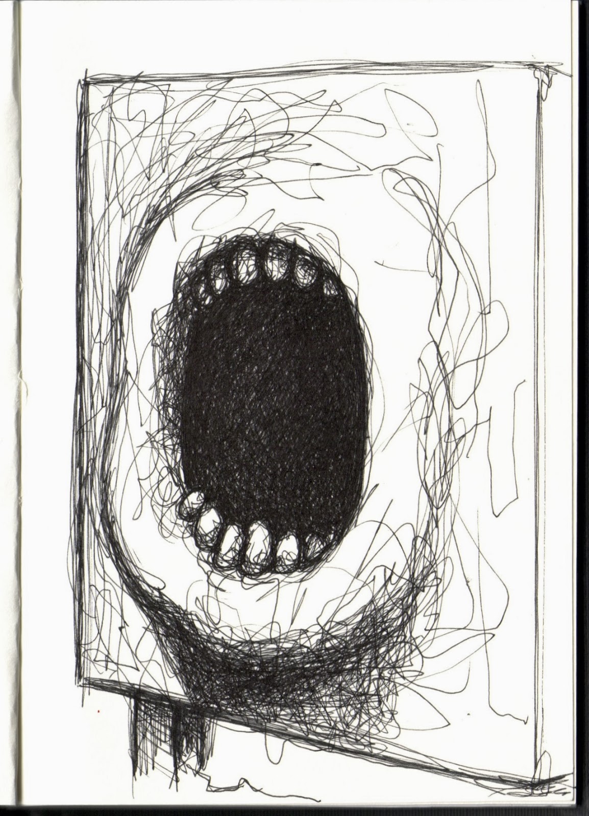 A Faithful Attempt Black White Doodle Design