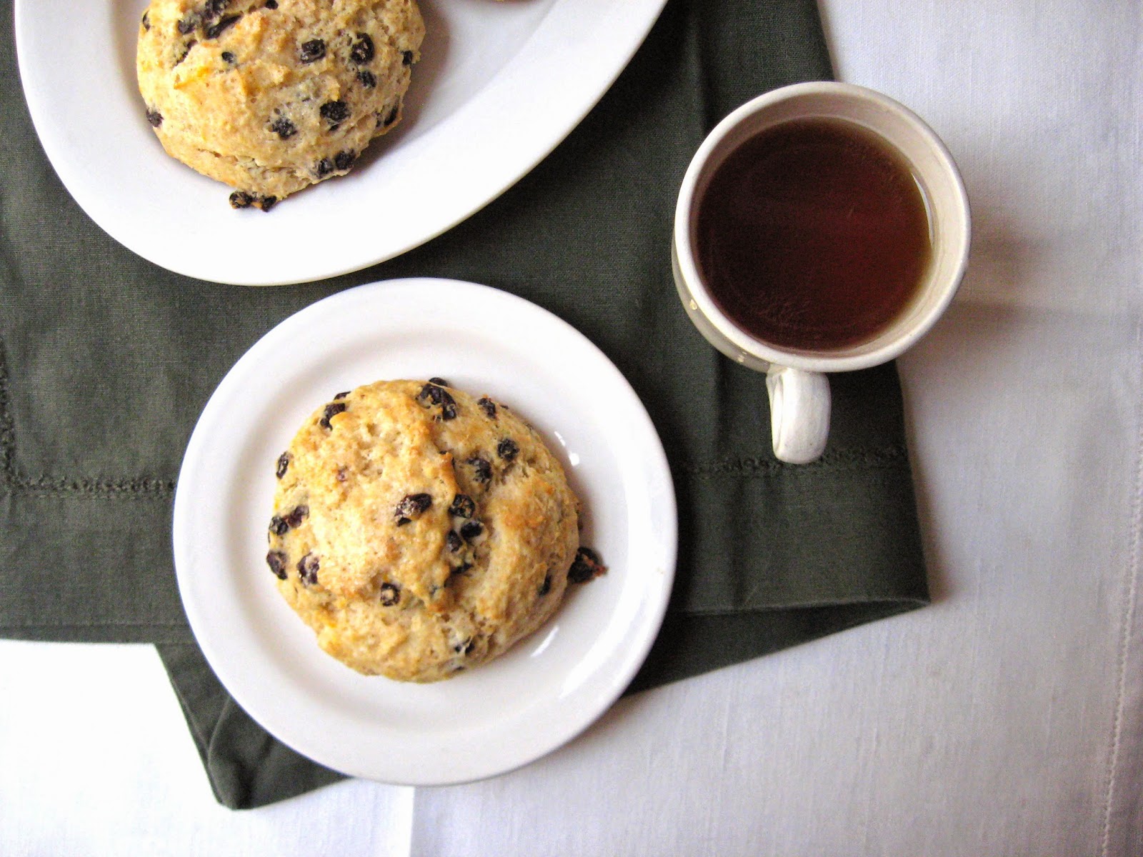 she's in the kitchen Drop Buttermilk Scones with currants and a