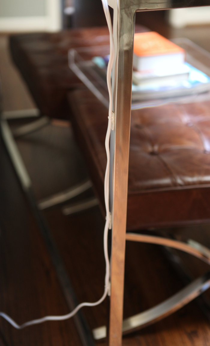 Knight Moves How to Hide Lamp Cords